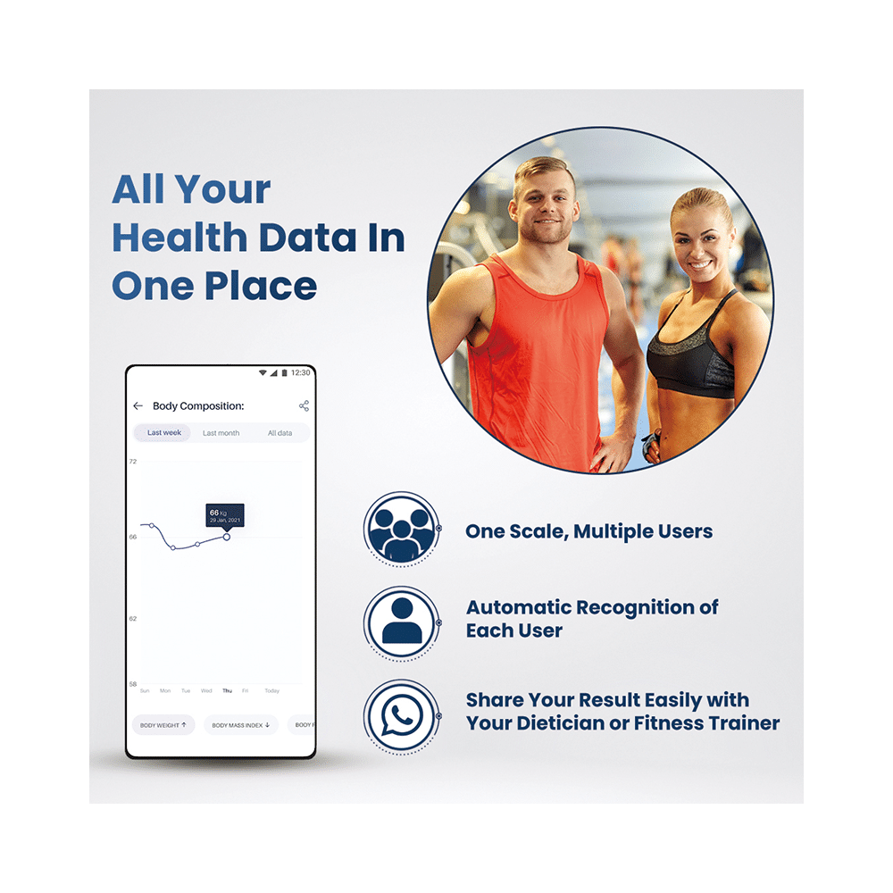 Dr Trust 519 Smart Body Fat and Composition Scale - Image 5