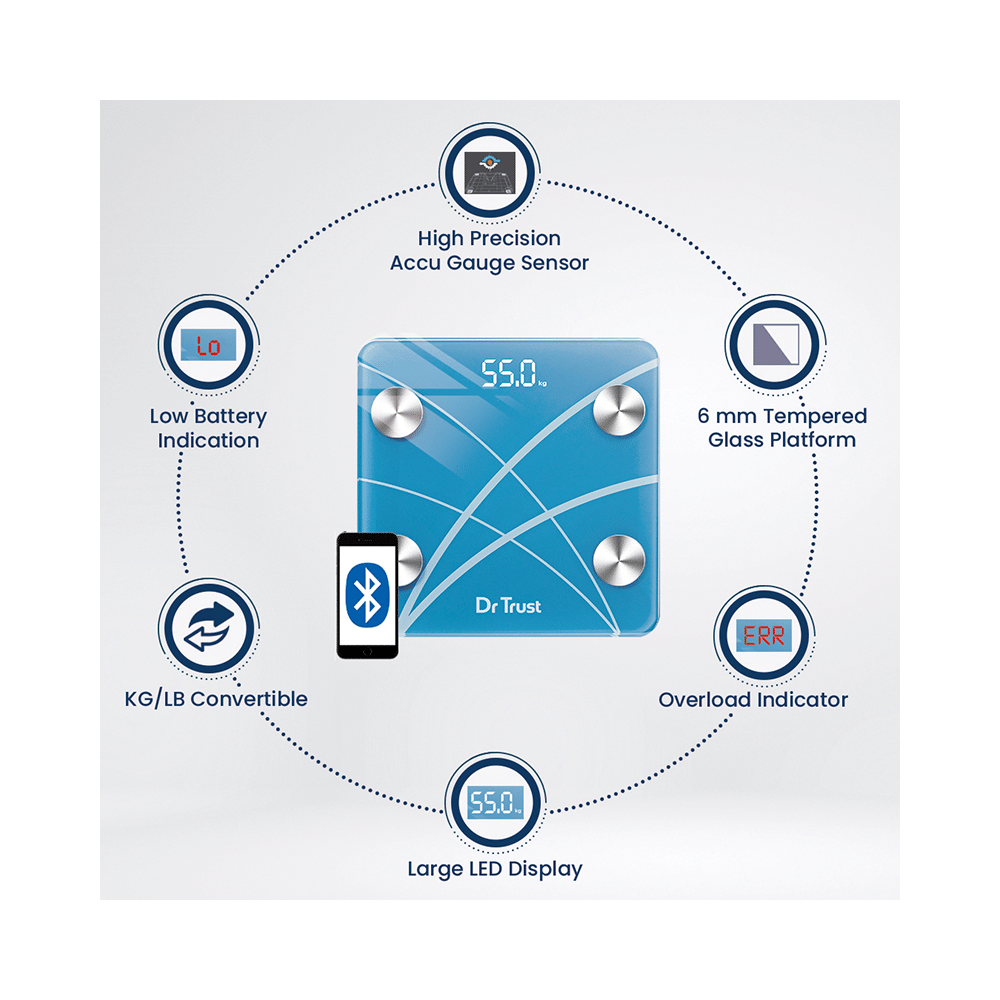 Dr Trust 519 Smart Body Fat and Composition Scale - Image 6