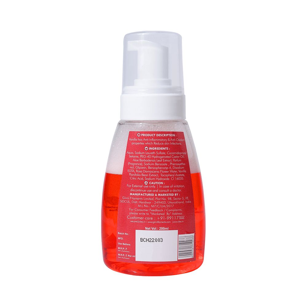 Ginni Clea Foaming Handwash (200ml Each) Rose & Vanilla Beans - Image 2