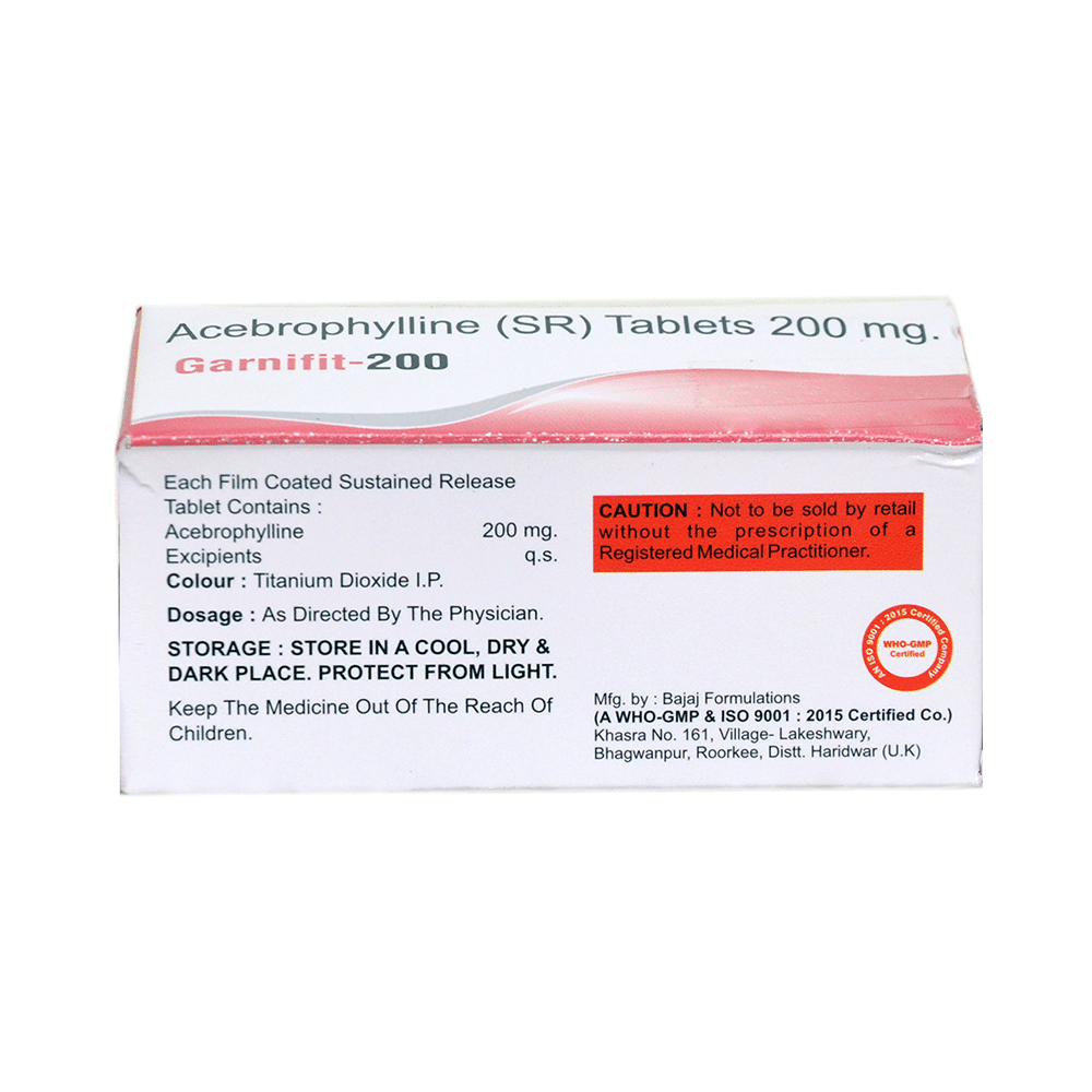 Garnifit 200 Tablet SR - Image 2
