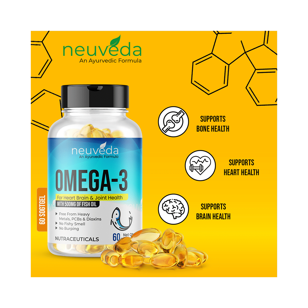 Neuveda Omega-3 Soft Gelatin Capsule - Image 2