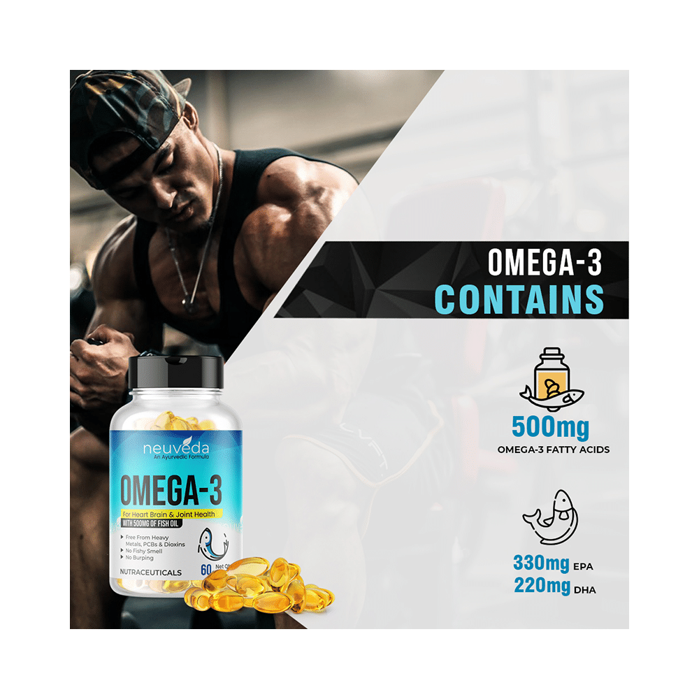 Neuveda Omega-3 Soft Gelatin Capsule - Image 4