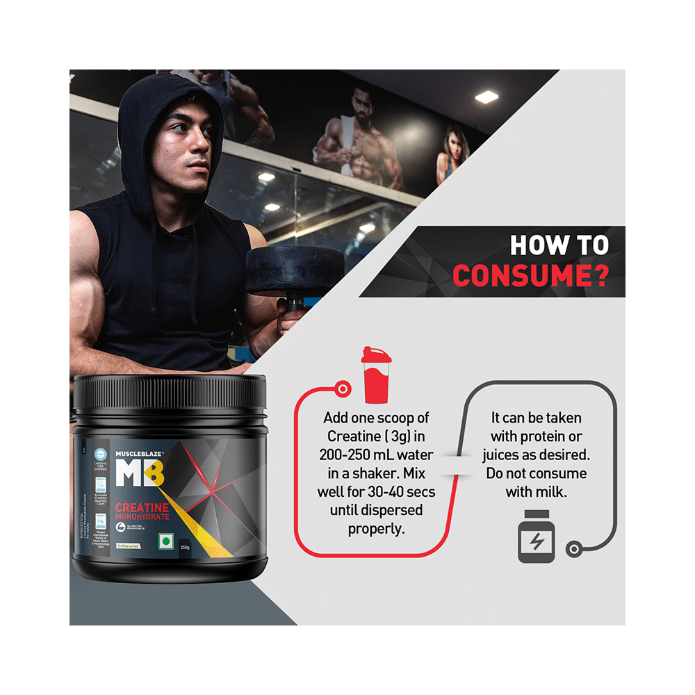MuscleBlaze MB Creatine Monohydrate | For Muscle Strength, Lean Body Mass & Energy - Image 10
