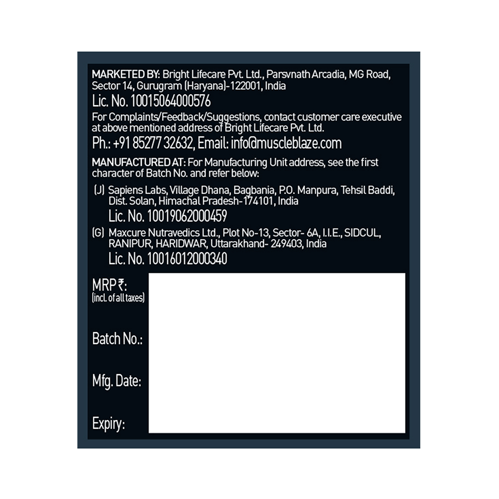 MuscleBlaze MB Creatine Monohydrate | For Muscle Strength, Lean Body Mass & Energy - Image 8