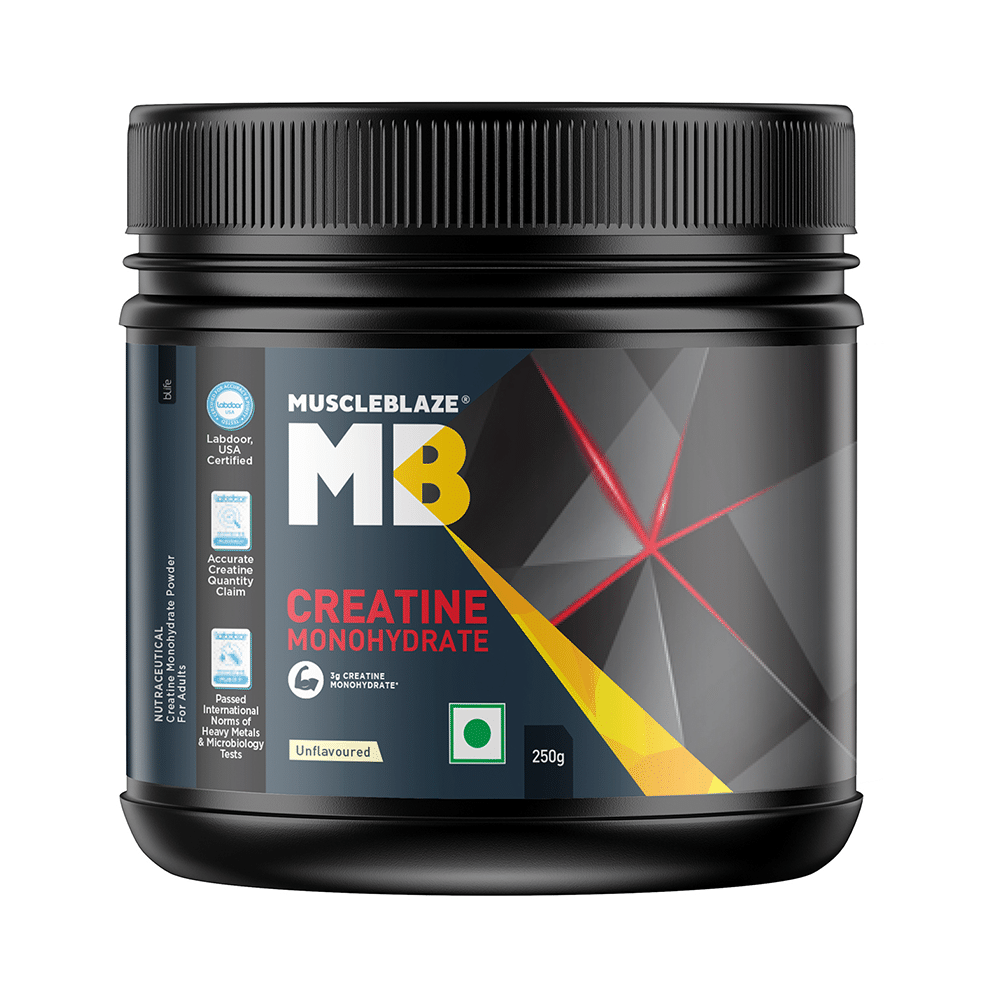 MuscleBlaze MB Creatine Monohydrate | For Muscle Strength, Lean Body Mass & Energy - Image 1