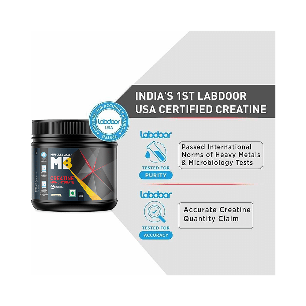 MuscleBlaze MB Creatine Monohydrate | For Muscle Strength, Lean Body Mass & Energy - Image 3