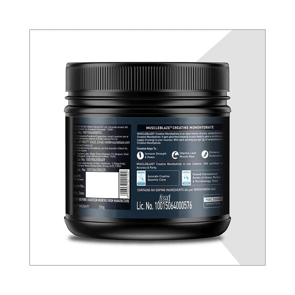 MuscleBlaze MB Creatine Monohydrate | For Muscle Strength, Lean Body Mass & Energy - Image 12