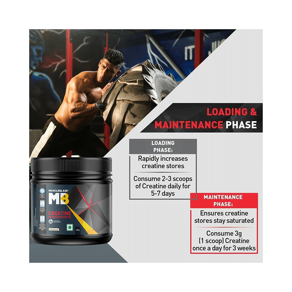 MuscleBlaze MB Creatine Monohydrate | For Muscle Strength, Lean Body Mass & Energy - Image 9