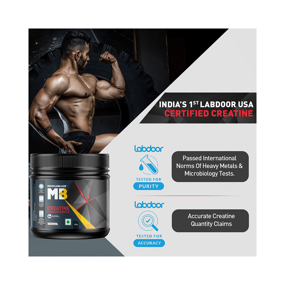 MuscleBlaze MB Creatine Monohydrate | For Muscle Strength, Lean Body Mass & Energy - Image 5