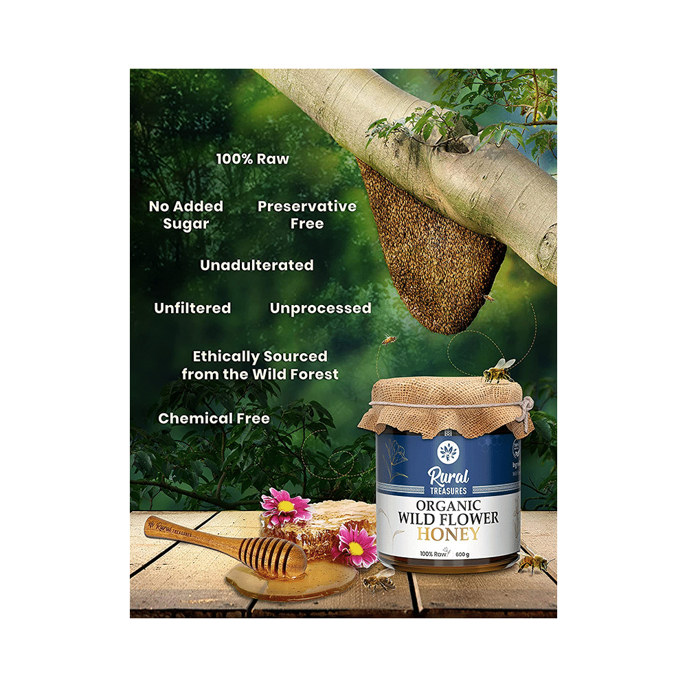 Rural Treasures Organic Wild Flower Honey - Image 3