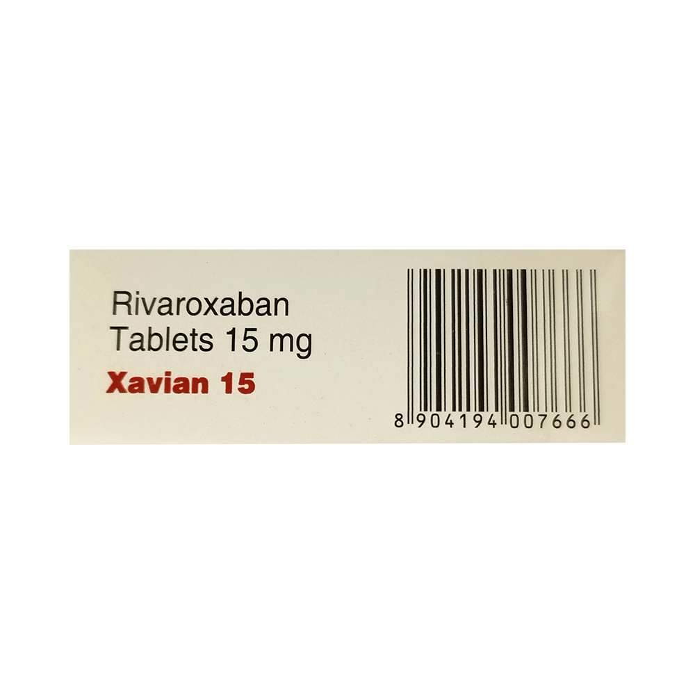 Xavian 15mg Tablet - Image 3