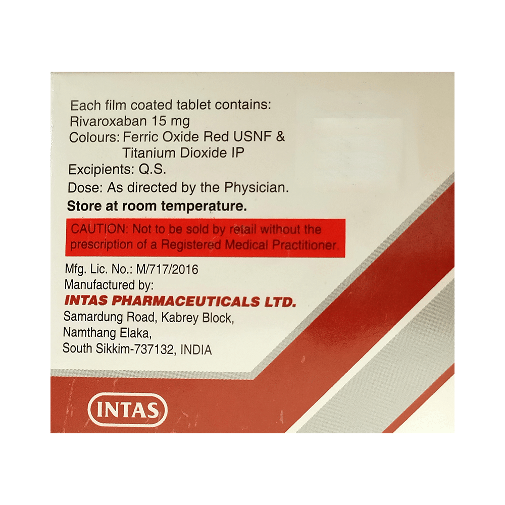 Xavian 15mg Tablet - Image 2