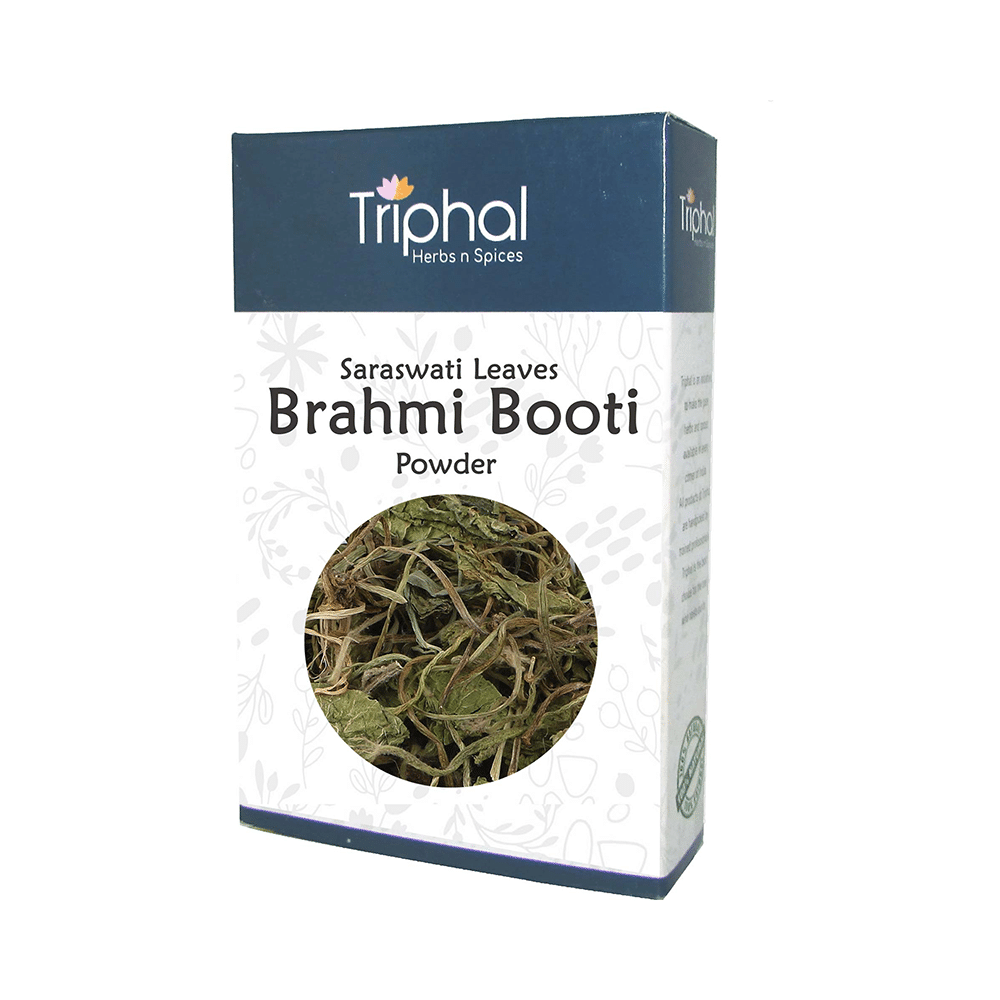 Triphal Saraswati Leaves Brahmi Booti Powder
