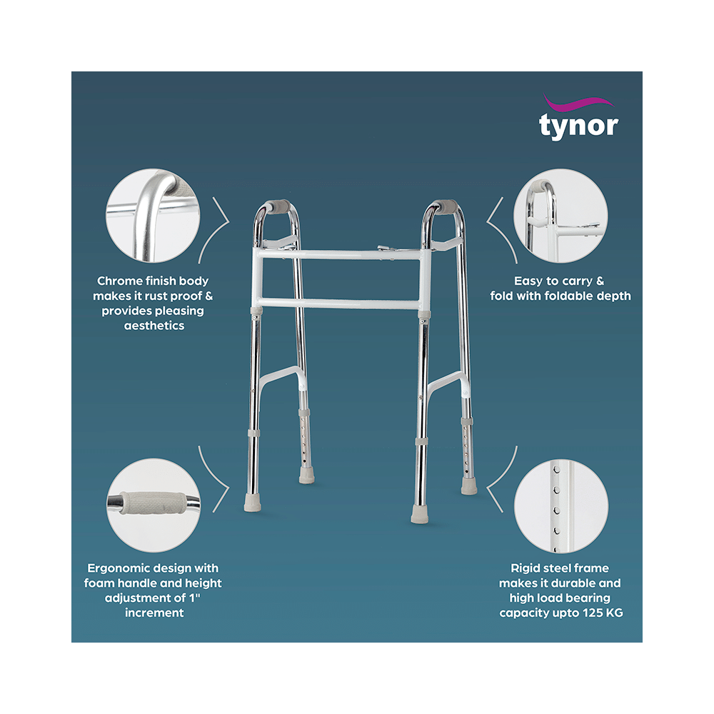 Tynor L-34 Invalid's Walker with All Pods Heavy Duty Universal - Image 3