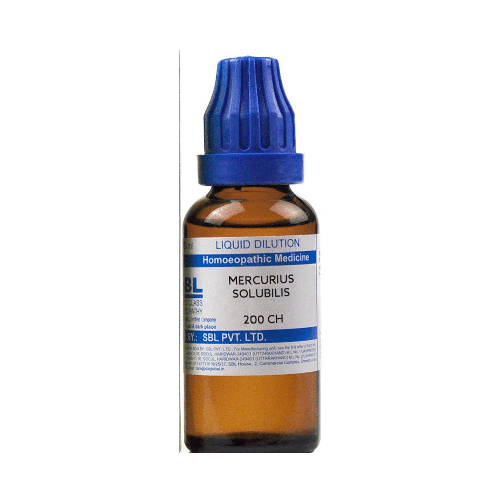 SBL Mercurius Solubilis Dilution 200 CH - Image 2