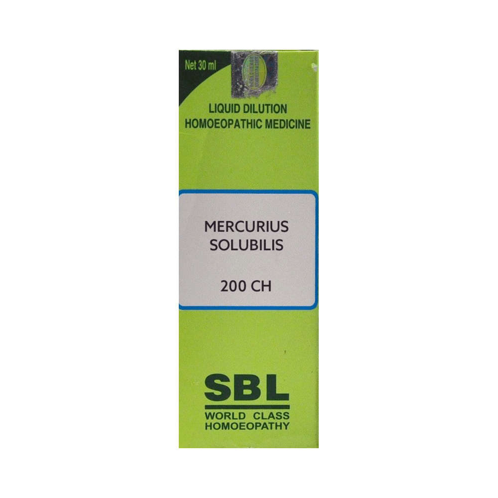 SBL Mercurius Solubilis Dilution 200 CH