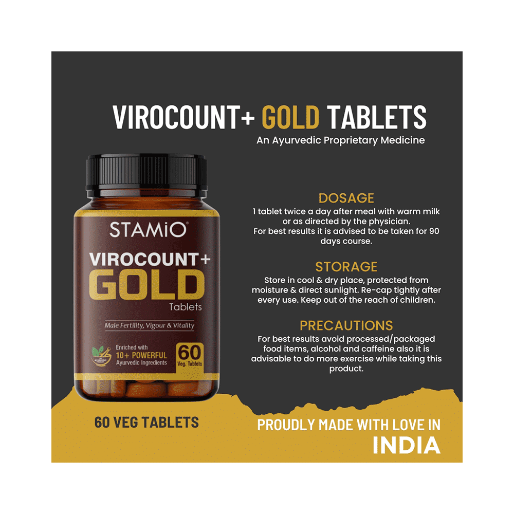 Stamio Virocount + Gold Tablet (60 Each) - Image 4