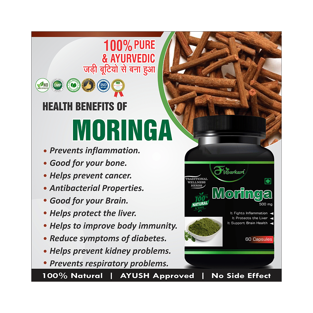 Floarkart Moringa 500mg Capsule - Image 4