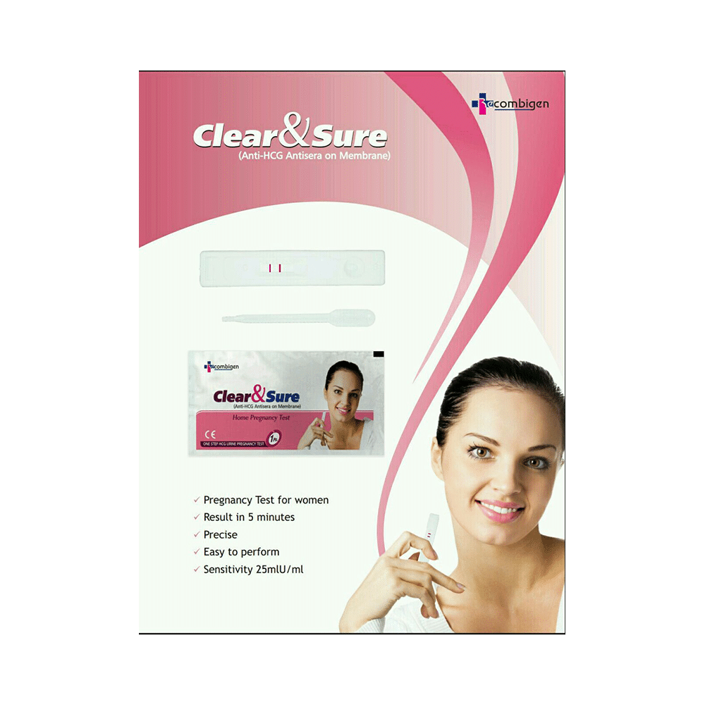 Recombigen Clear & Sure Home Pregnancy Test Kit - Image 5