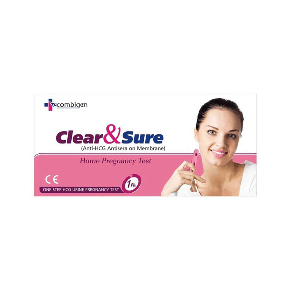 Recombigen Clear & Sure Home Pregnancy Test Kit - Image 1