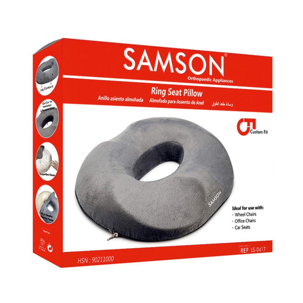 Samson LS0417 Ring Seat Pillow Universal Grey