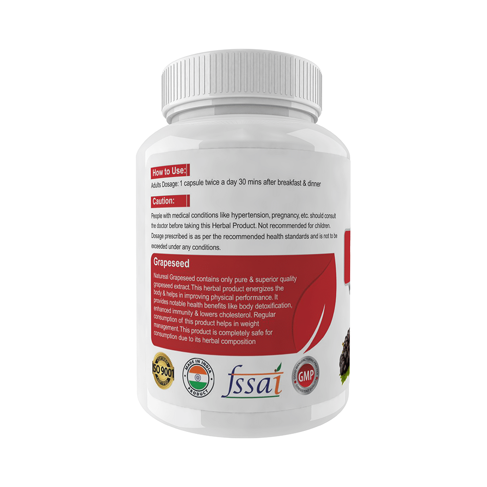 Natureal Grapeseed Extract 800mg Capsule - Image 2