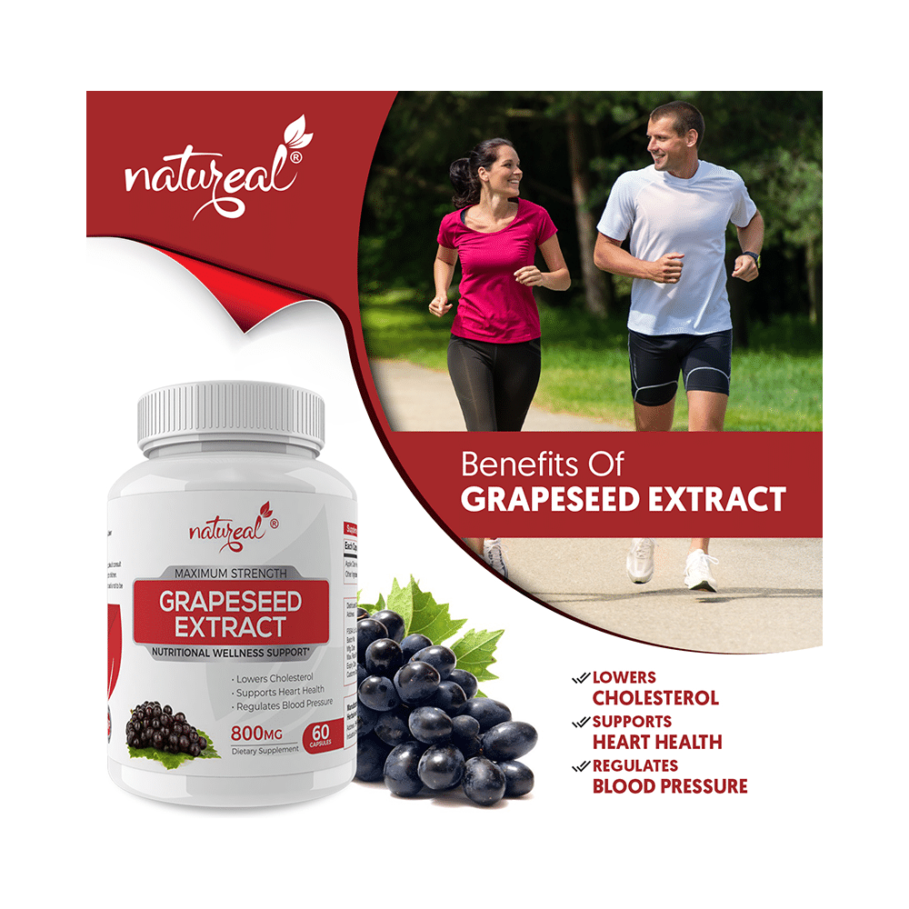 Natureal Grapeseed Extract 800mg Capsule - Image 4