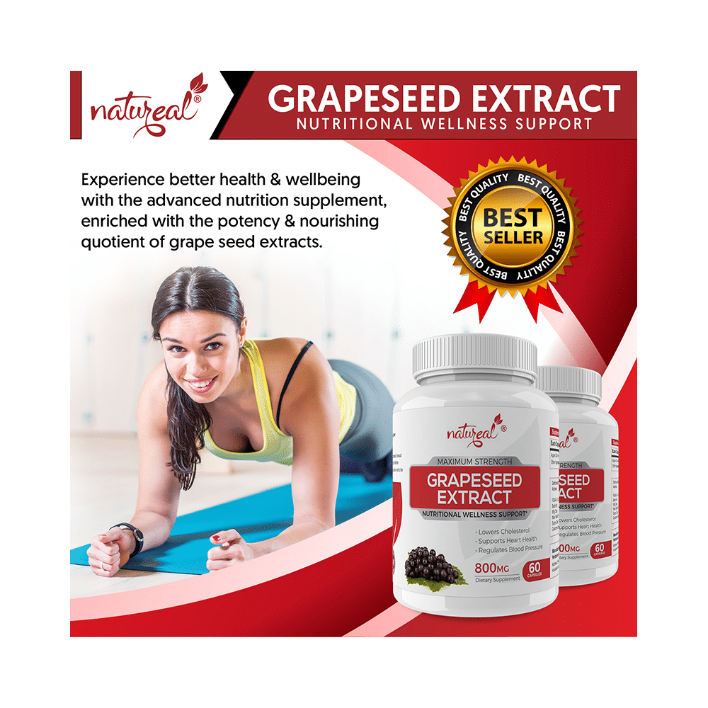 Natureal Grapeseed Extract 800mg Capsule - Image 5