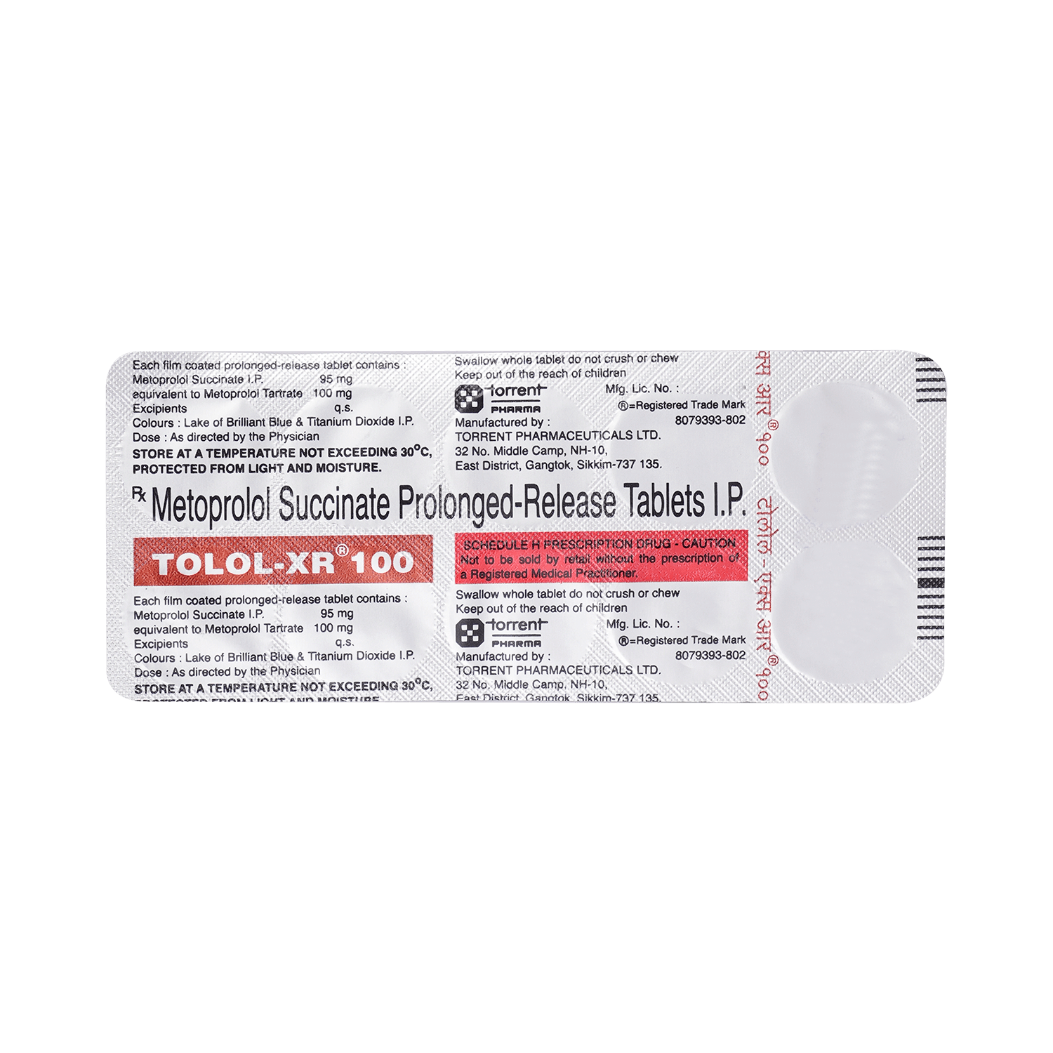 Tolol -XR 100 Tablet - Image 3