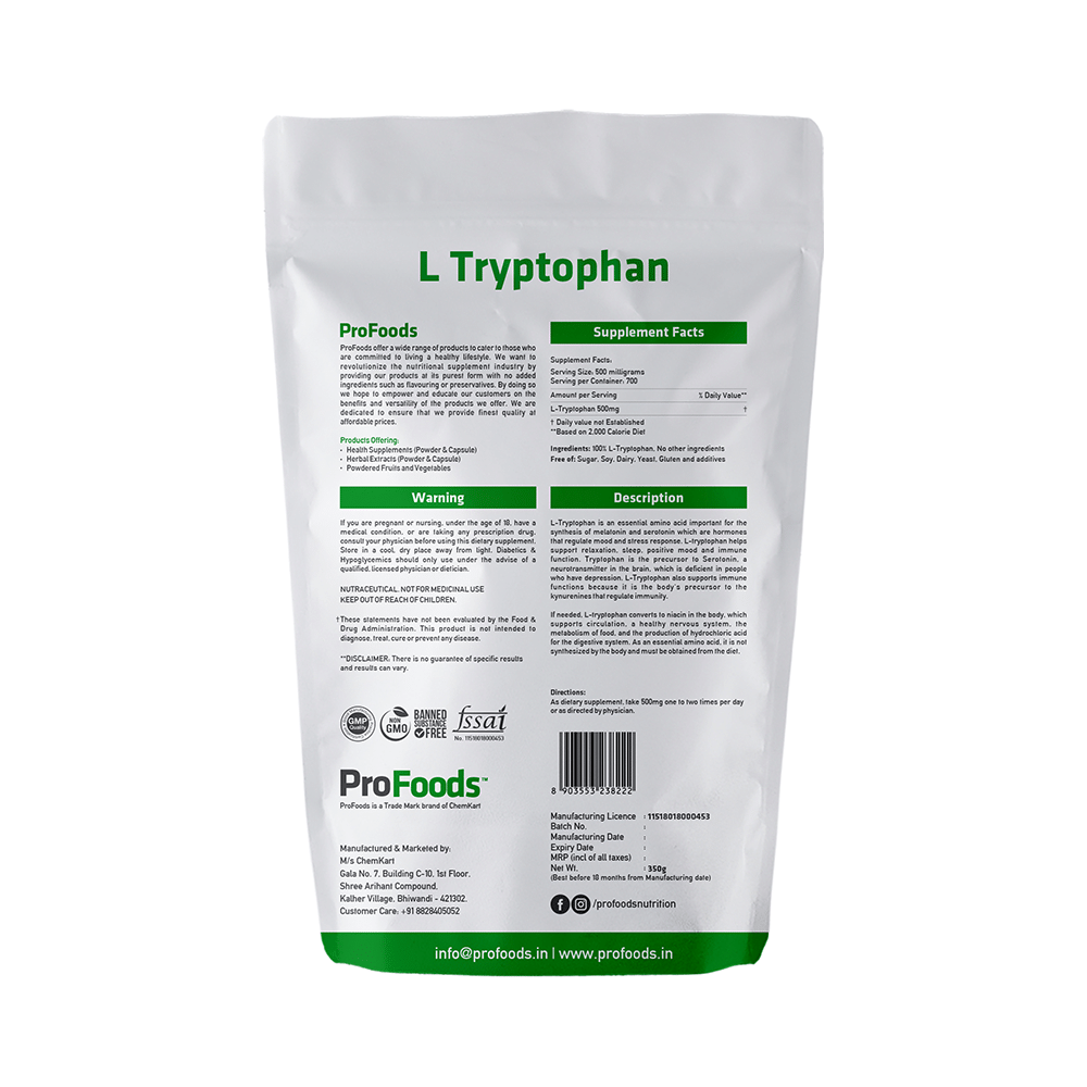 ProFoods L-Tryptophan Powder - Image 2