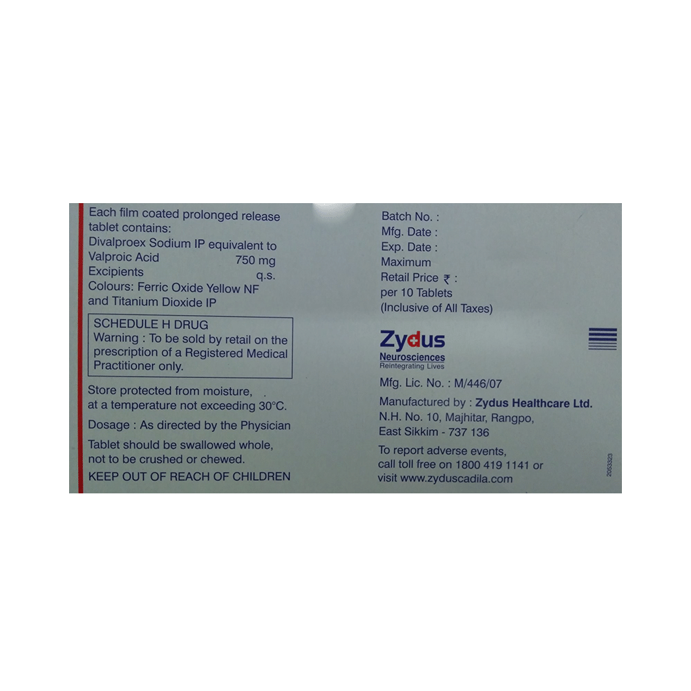 Divalpro XR 750 Tablet - Image 2