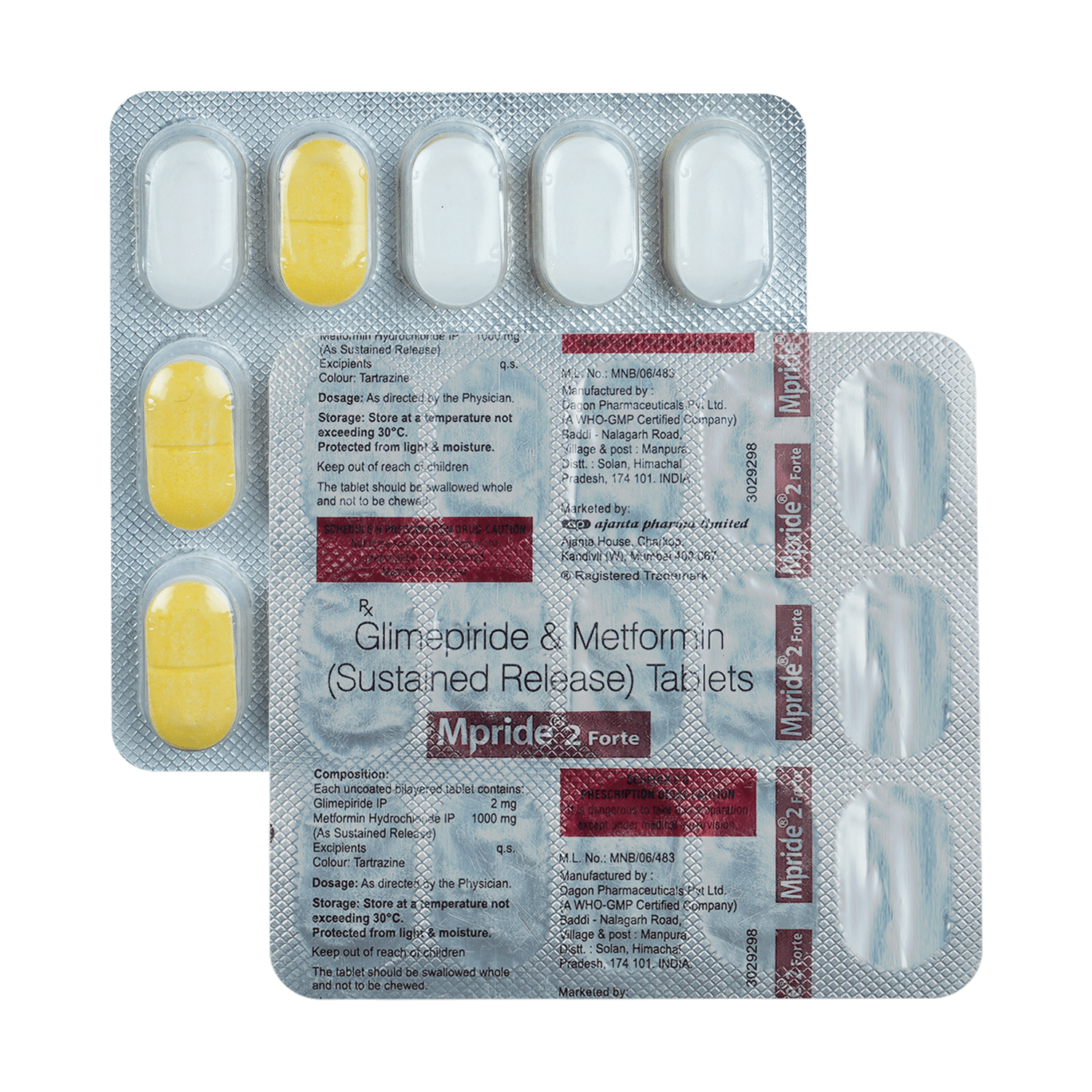 Mpride 2 Forte Tablet SR - Image 1