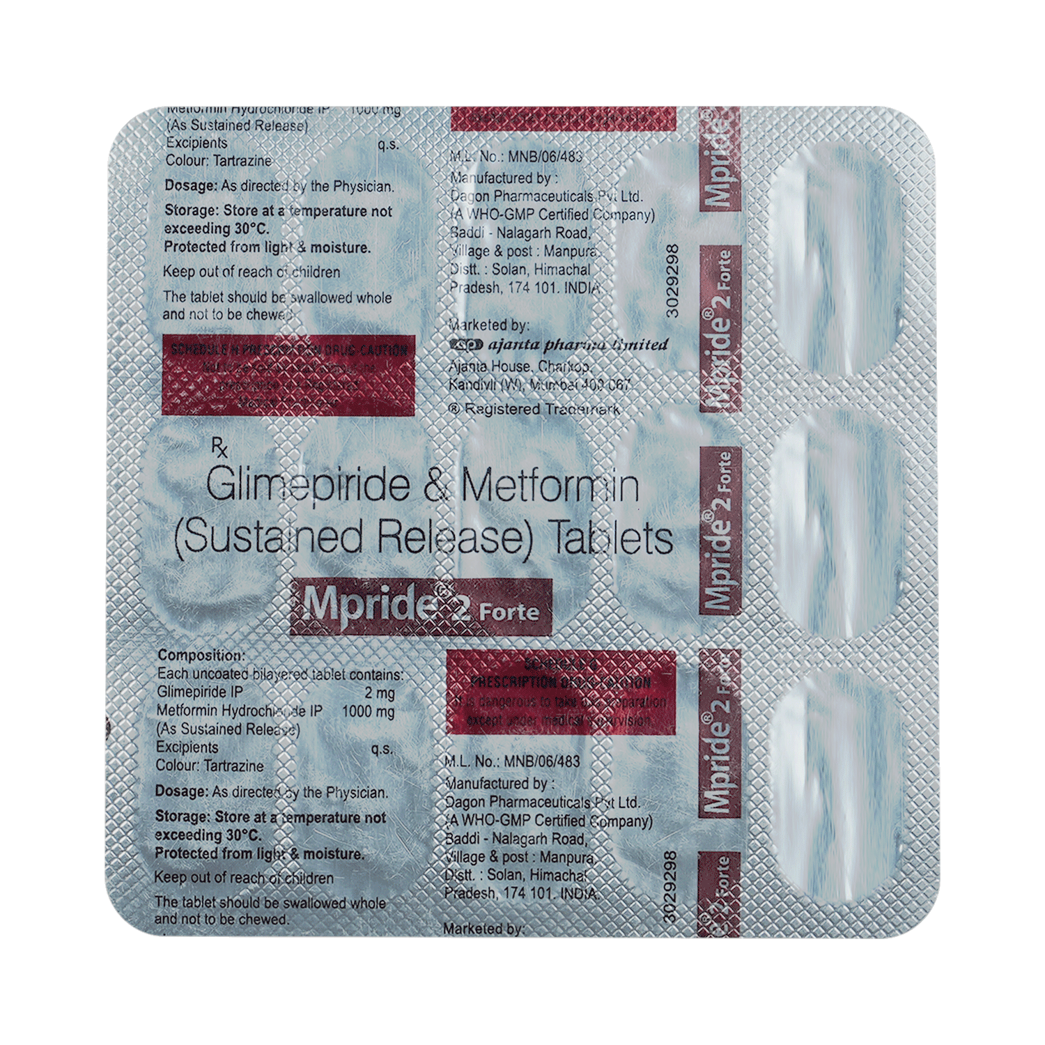 Mpride 2 Forte Tablet SR - Image 3