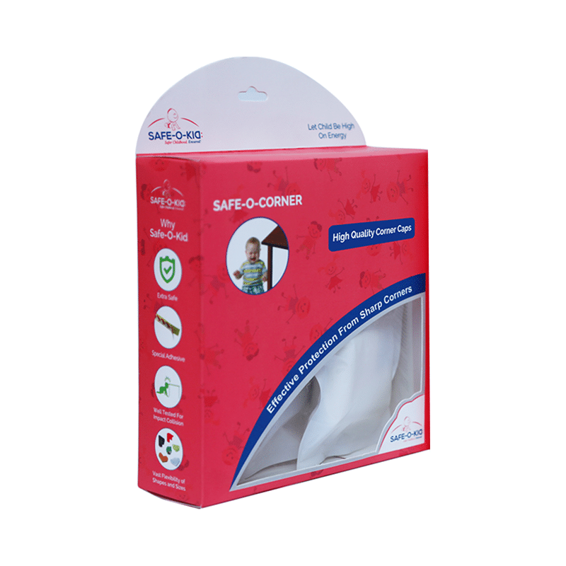 Safe-O-Kid Tear Drop Corner Caps White - Image 1