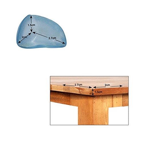 Safe-O-Kid Tear Drop Corner Caps White - Image 5