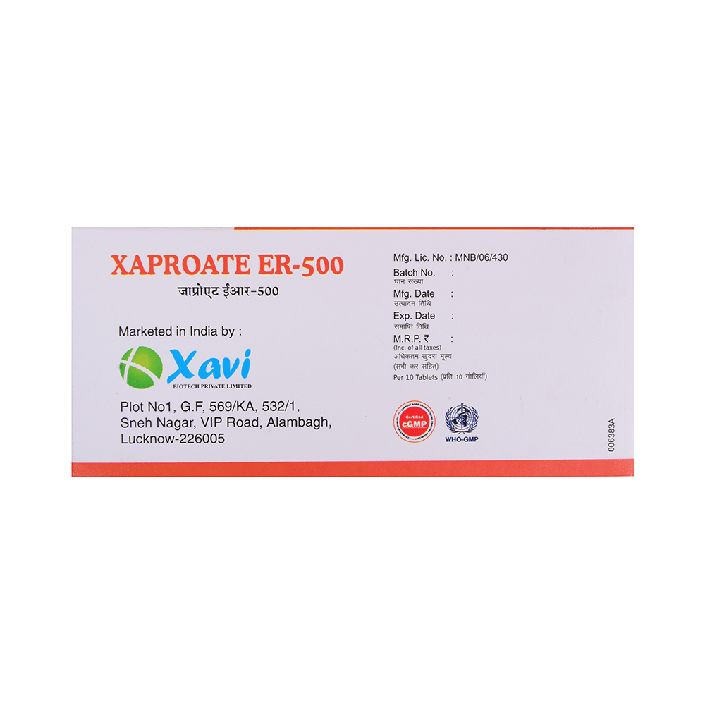Xaproate ER 500 Tablet - Image 3