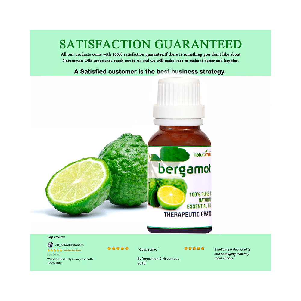 Naturoman Bergamot Pure & Natural Essential Oil - Image 3