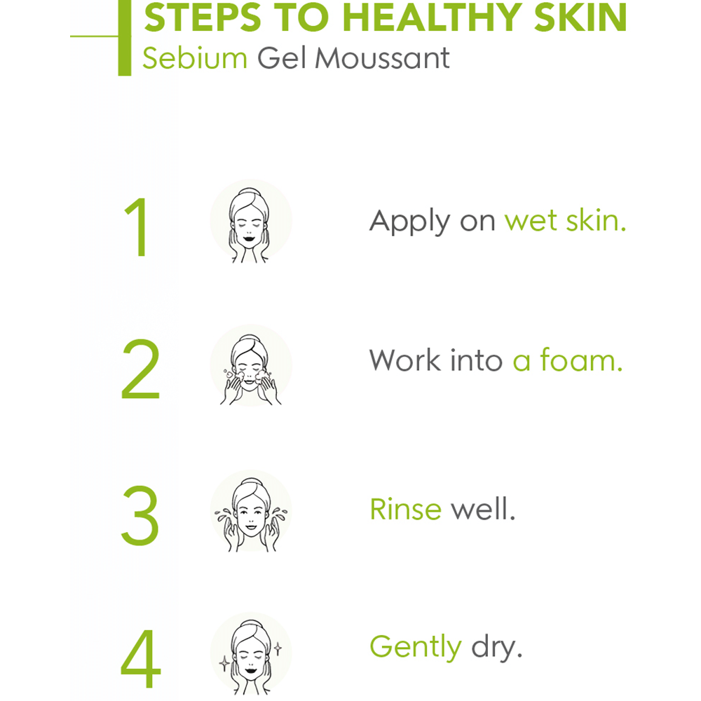 Bioderma Sebium Moussant Purifying Cleansing Foaming Gel - Image 7