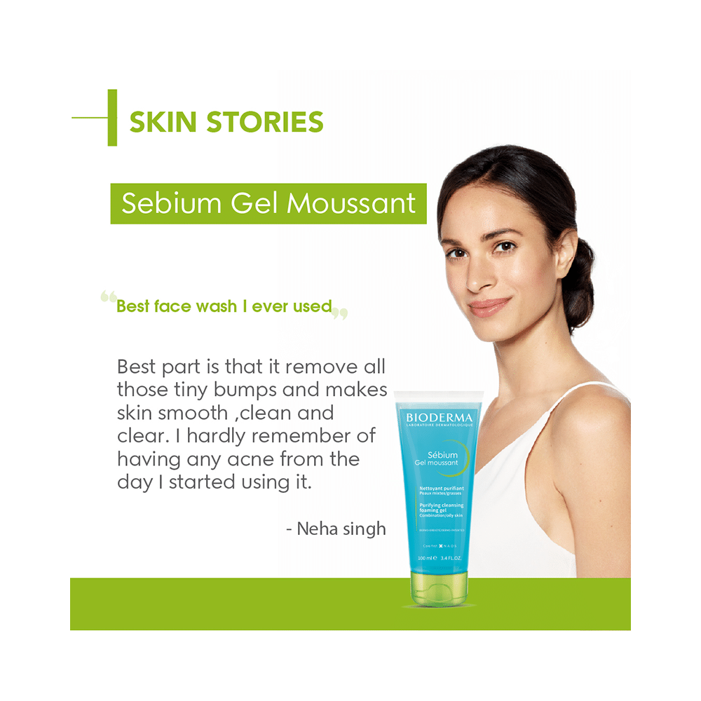 Bioderma Sebium Moussant Purifying Cleansing Foaming Gel - Image 4