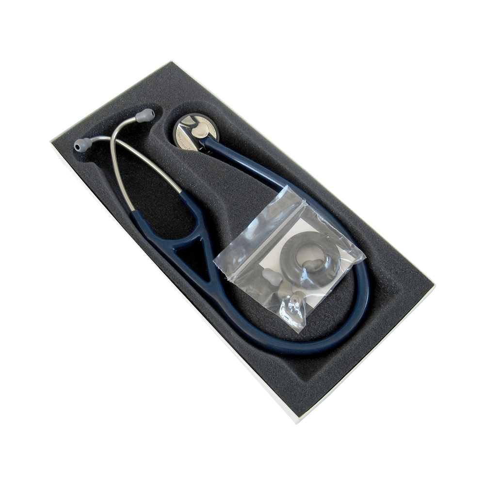 3M Littmann 2164 Master Cardiology Stethoscope, Navy Blue Tube, 27 Inch - Image 2