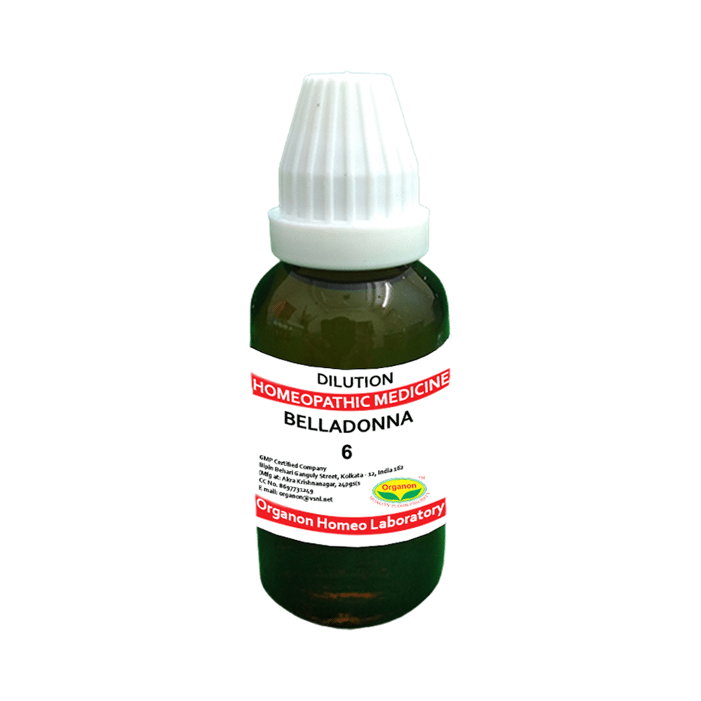 Organon Belladonna Dilution 6