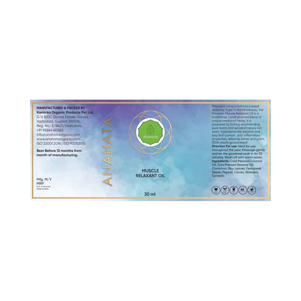 Anahata Muscle Relaxant Oil - Image 3
