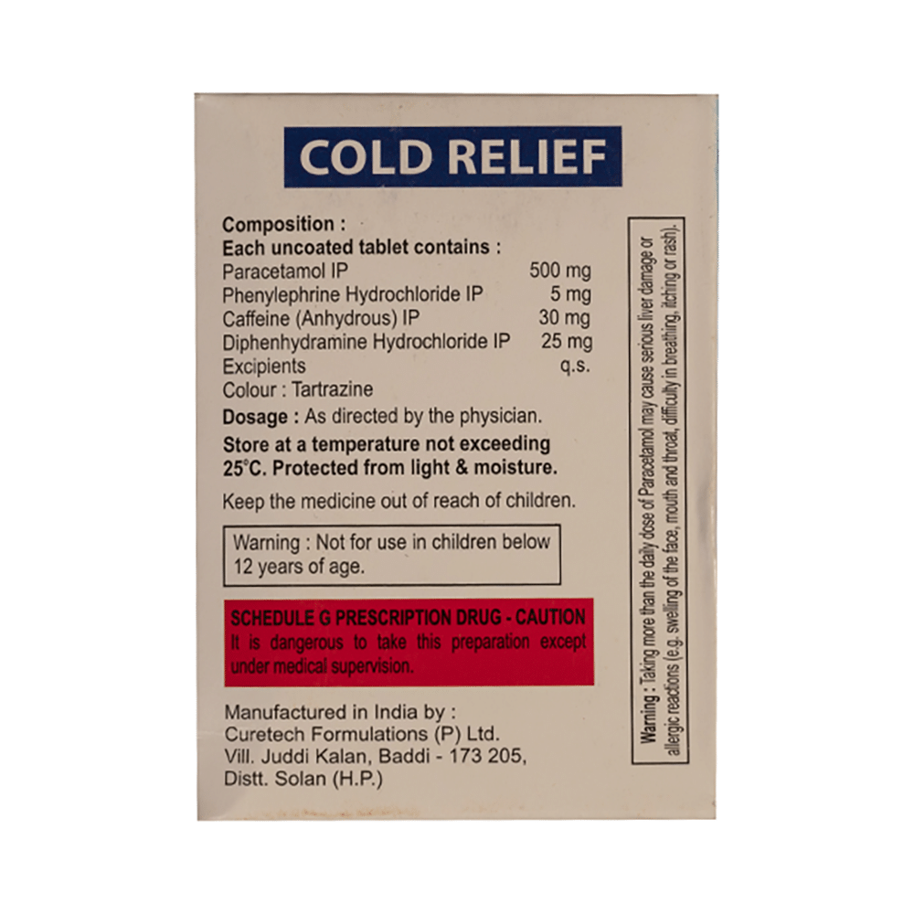 Cold Relief Tablet - Image 2