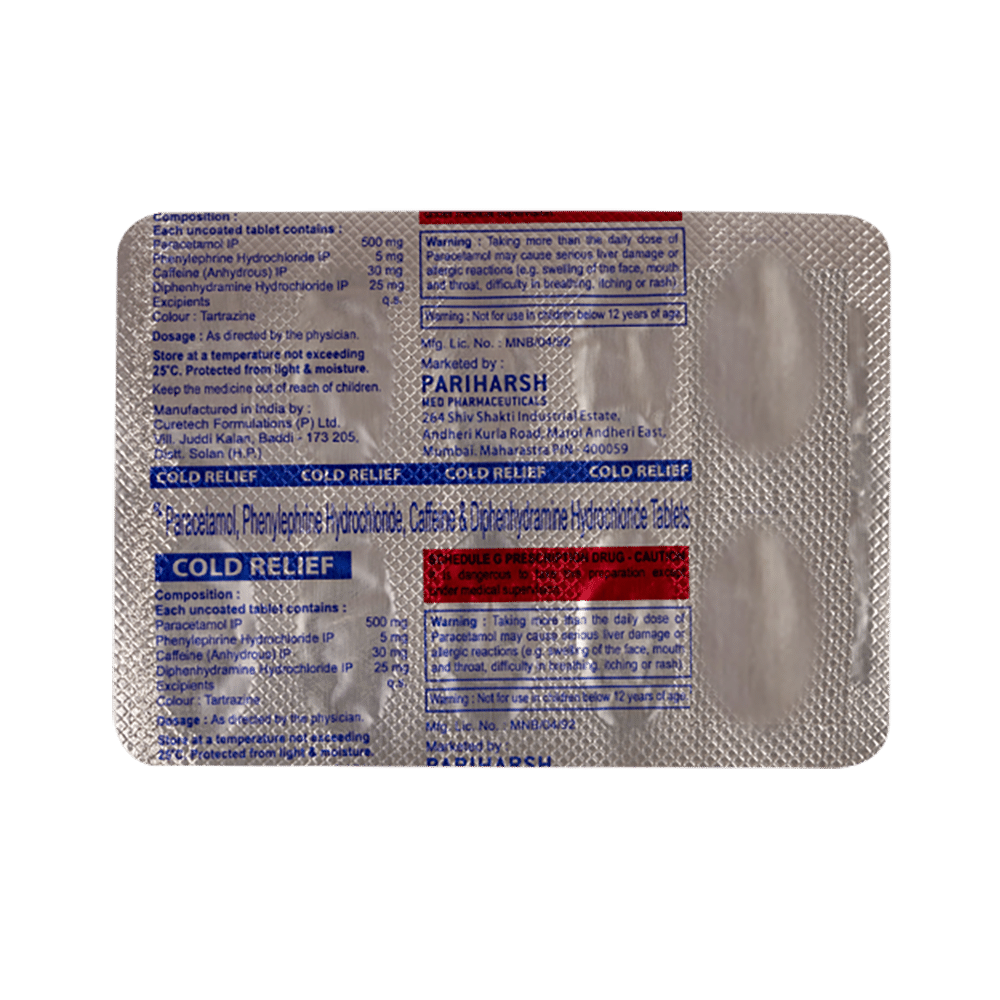 Cold Relief Tablet - Image 3