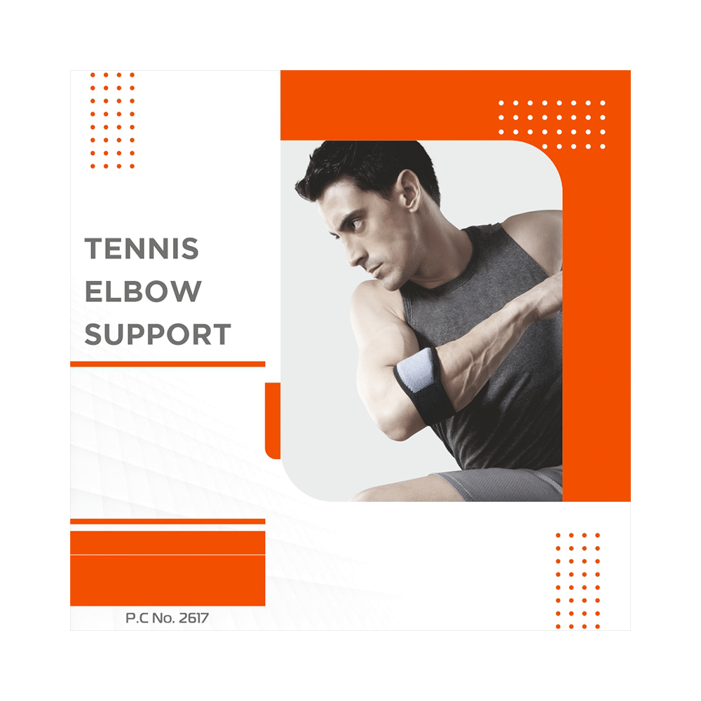 Vissco Tennis Elbow Support with Pressure Pad 0617 Universal - Image 6