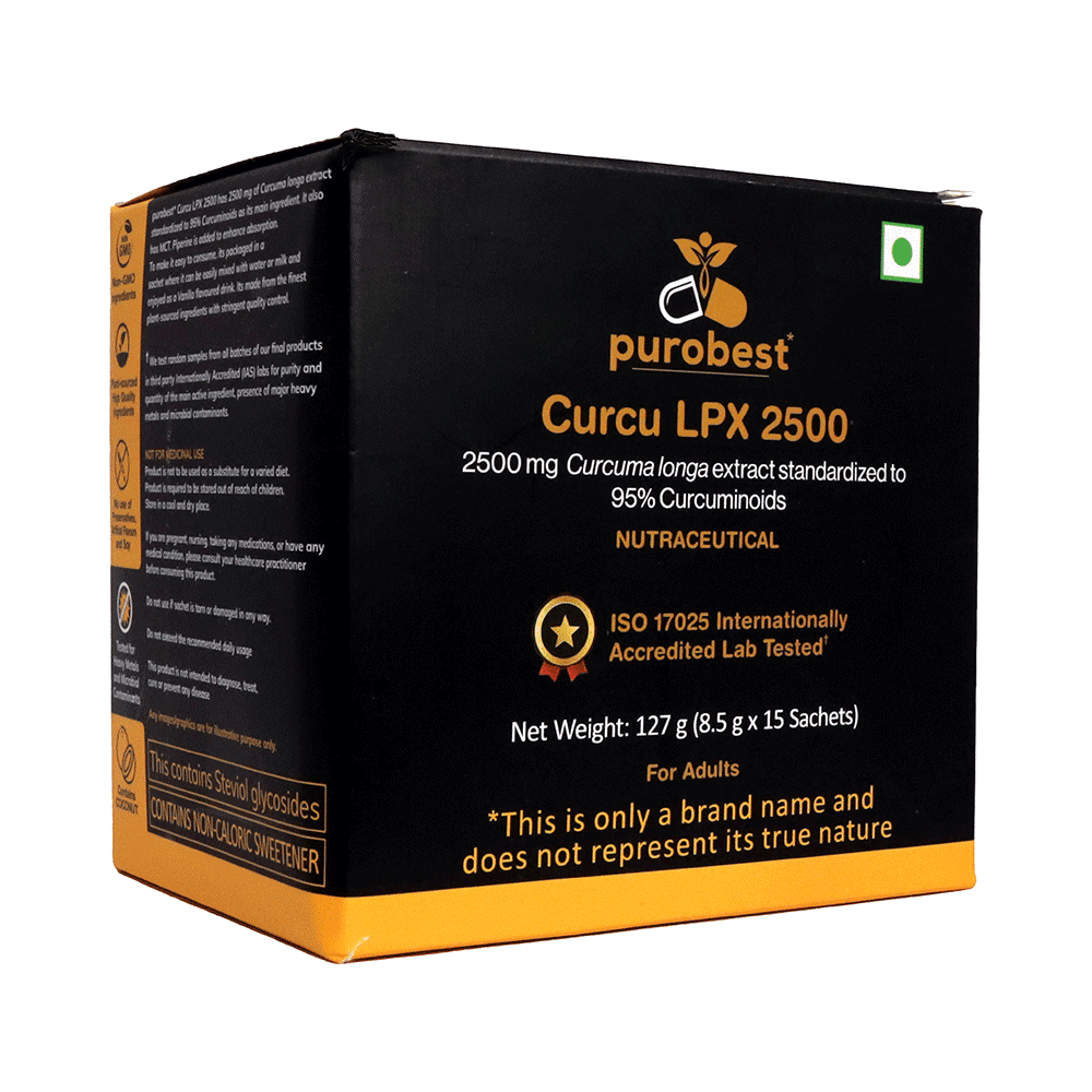 Purobest Curcu LPX 2500 Sachet (8.5gm Each) - Image 1