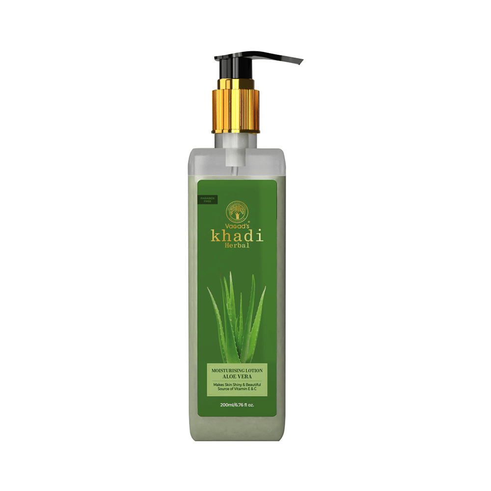 Vagad's Khadi Herbal Moisturising Lotion Aloe Vera