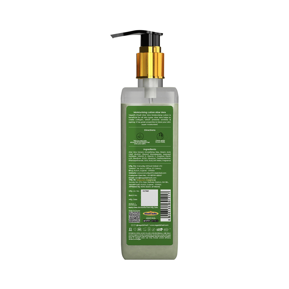Vagad's Khadi Herbal Moisturising Lotion Aloe Vera - Image 2