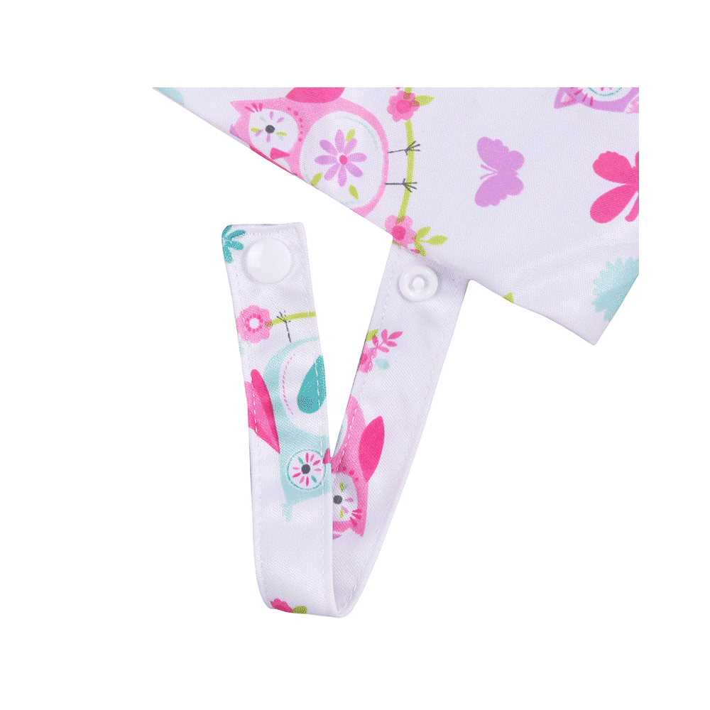 Polka Tots Wet Cloth Pouch Bag Owl Bird Design 20 X 25 cm - Image 4