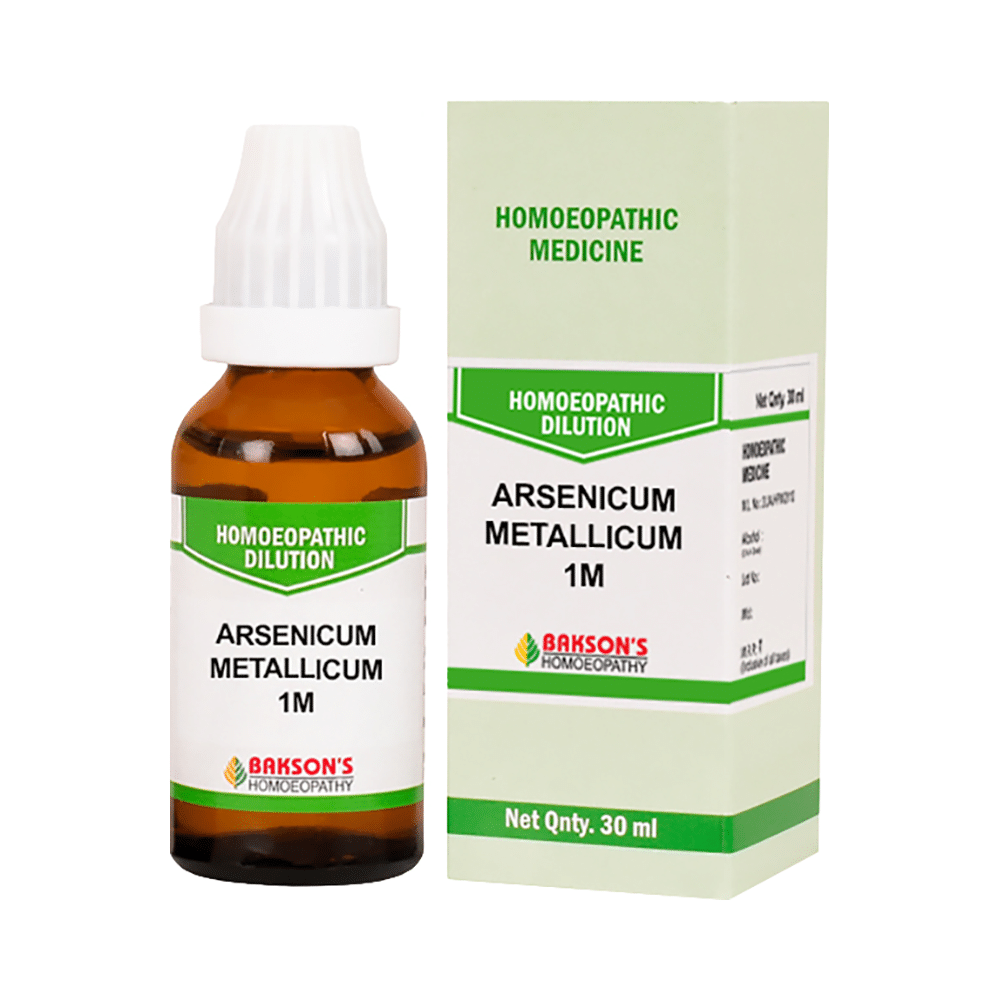 Bakson's Homeopathy Arsenicum Metallicum Dilution 1000 CH